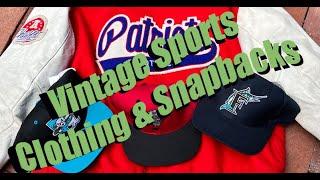 Vintage Sports Clothing & Snapbacks; Flea Market Finds