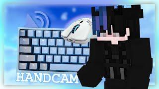 Keyboard + Mouse ASMR Sounds (Handcam) | Hypixel Bedwars