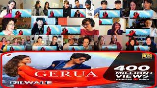 Foreigner Reacts to Gerua SONG | Shah Rukh Khan | Kajol | Dilwale | Mix Mashup Reaction