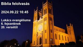 Biblia felolvasás 2024.09.22. 16:45