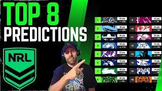 NRL Top 8 Predictions 2024