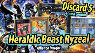 This is silly... (Discard 5 consistent 1-Card Combo) | Heraldic Beasts Ryzeal