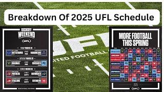 UFL Announces Full 2025 Schedule, Friday Night Games On FOX, More