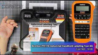 Brother PTE110 Handheld Labeling Tool Kit