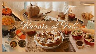 FLAVORS OF FALL | bake & cook with me using autumn ingredients!