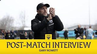 Gary Rowett Reflects on Oxford United's 3-2 Win Over Cardiff City