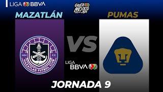 Resumen y Goles | Mazatlán vs Pumas | Liga BBVA MX | Grita México A21 - Jornada 9