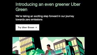 Uber’s GREENER THAN GREEN CAMPAIGN