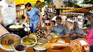 500+ People Eat Everyday | Highest Selling Breakfast in Hubballi | 20₹ | Street Food India