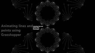 Animations with Grasshopper #grasshopper3d #parametricdesign #3dmodeling #rhino3d #animation #line