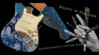Custom Painting a 1980's Fujigen (Bradley) Strat