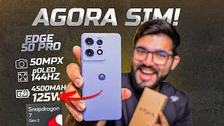 EDGE 50 Pro carrega em 6min e tem super câmeras! Melhor que Galaxy S23 / S24?