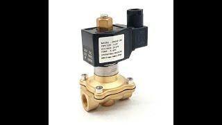 3/8'' 2 Way Normally Open Brass Water Electric Solenoid Valve 12VDC 24VDC 24VAC 110VAC 220VAC