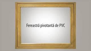 Ferestre PVC Chisinau, Ferestre termopan Moldova. Fereastra pivotanta de PVC Chisinau.