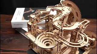 XL Mumelbahn 3D mechanisches Holzpuzzle