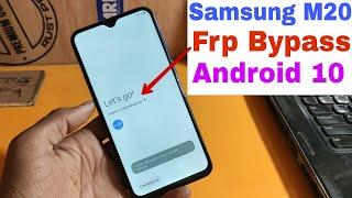 Samsung M20 FRP Bypass / SM-M205 Google Account Bypass Without Pc Android 10 No Smart Switch 100% OK