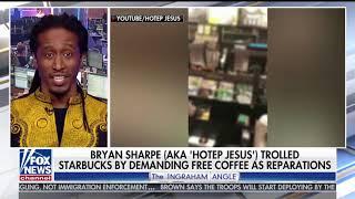 Hotep Jesus talks Starbucks prank on FOX News with Laura Ingraham @VibeHi