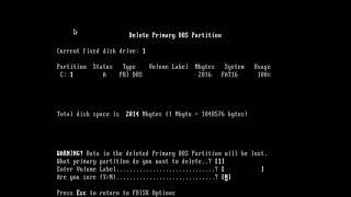 #DOSCember Ep. 8- Partition, Format, Bootable MS-DOS Fixed Disk Drive Tutorial(Real/Virtual Machine)