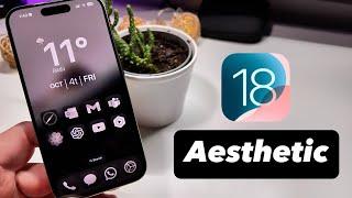 How to Create a Minimalist iOS18 Home Screen