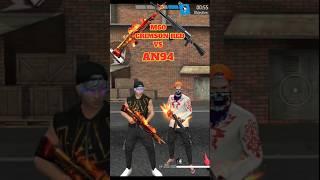 M60-CRIMSON RED VS AN94 CHALANGE free fire new shorts video#ytshort #youtubeshorts #viral