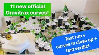 Gravitrax: 11 new official curves!! Test + verdict! (warning: curves part of Advent Calendar!!)