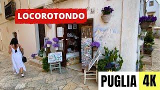 PUGLIA, ITALY  [4K] Locorotondo — Walking Tour