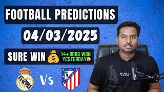 Football Predictions Today 04/03/2025 | Soccer Predictions | Football Betting Tips - Champions Leagu