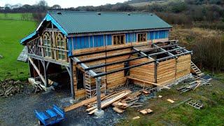 Timber Framed Barn Part 31 Cladding And New Addition To The Farm