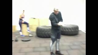 Виктор Блуд - Швунг Трех Гирь Одной Рукой