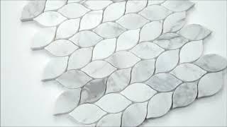 CALACATTA BLANCO PATTERN POLISHED MOSAIC - MM1042