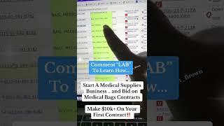 Start A Medical Supplies Business #shorts #courierservice