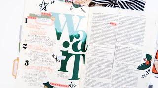 Print & Pray Bible Journaling | Wait in Wonder