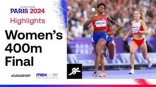 HARD FOUGHT BATTLE!  | Women's 400m Final Highlights | #Paris2024 #Olympics