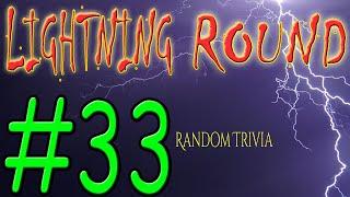 LIGHTNING ROUND #33 - 21 Question Random Knowledge Trivia Quiz ( ROAD TRIpVIA- Episode 1013 )