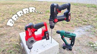 Parkside Performance 12V Hammer Drill vs Milwaukee M12 Sub Compact SDS-Plus Hammer