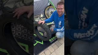 10 Minute Rabaconda Motoz Tractionator Adventure Tire Installation | Dual Venture @manybikes