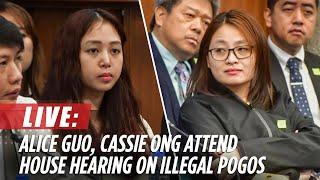 LIVESTREAM: Alice Guo, Cassie Ong attend Congress quad comm hearing on illegal POGOs | ABS-CBN News