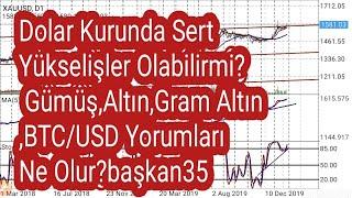 Dolar Kurunda Sert Yükselişler Olabilirmi? Gümüş,Altın,Gram Altın,BTC/USD Yorumları Ne Olur?başkan35