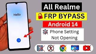 Setting Not Open | All Realme Android 14 Frp Bypass/Unlock Google Account Lock Without Pc New Update