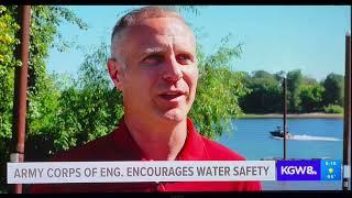 KGW News: Army Corps of Eng. encourages water safety