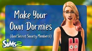 How to Create Custom University Dormies | Sims 2 Tutorial