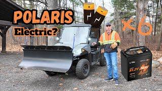 Polaris EV Using LiTime Golf Cart Lithium Batteries! On A Side By Side