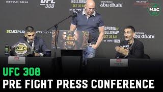 UFC 308 Press Conference: Max Holloway vs. Ilia Topuria (Full)