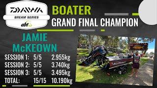 2024 Daiwa BREAM Series Grand Final Champion Jamie McKeown