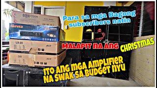 BUDGET amplifier 2021 Malapit na christmas excited na para sa magdamagang Sounds.