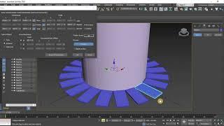 3ds max array stair modeling  array tool