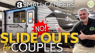 3 Small Couples Campers: Full Bathrooms and No Slide Outs: 2024 Models