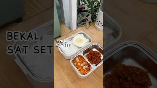 Makan Siang Gak Ribet: Telur Ceplok Sambal Cakalang & Acar Segar