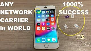 FREE!! Network Unlock iPhone Any Carrier/Sim in World 1000% Working 2024