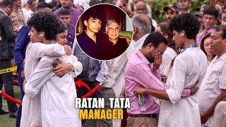 No One Saw This Side of Shantanu Naidu at Ratan Tata Last Rit... | Ratan Tata Manager